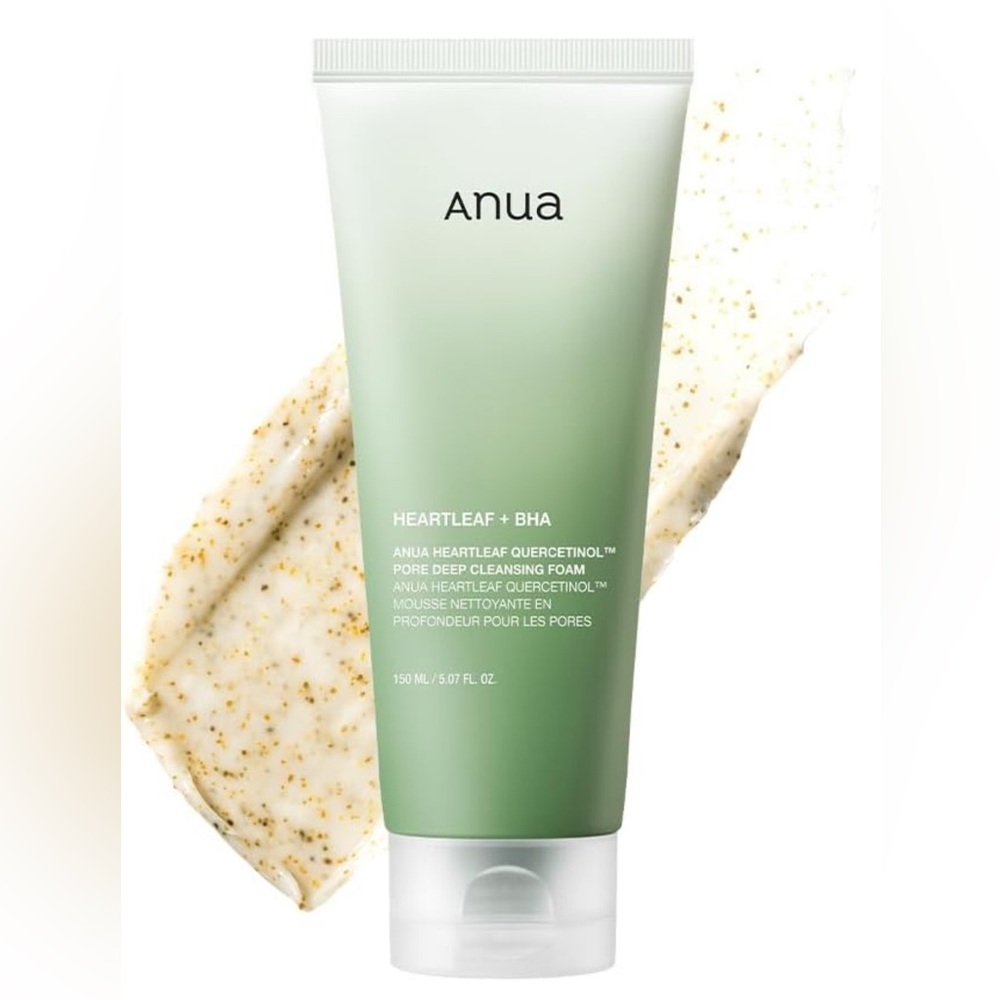 ANUA Heartleaf Quercetinol Pore Deep Cleansing Foam, Facial Cleanser